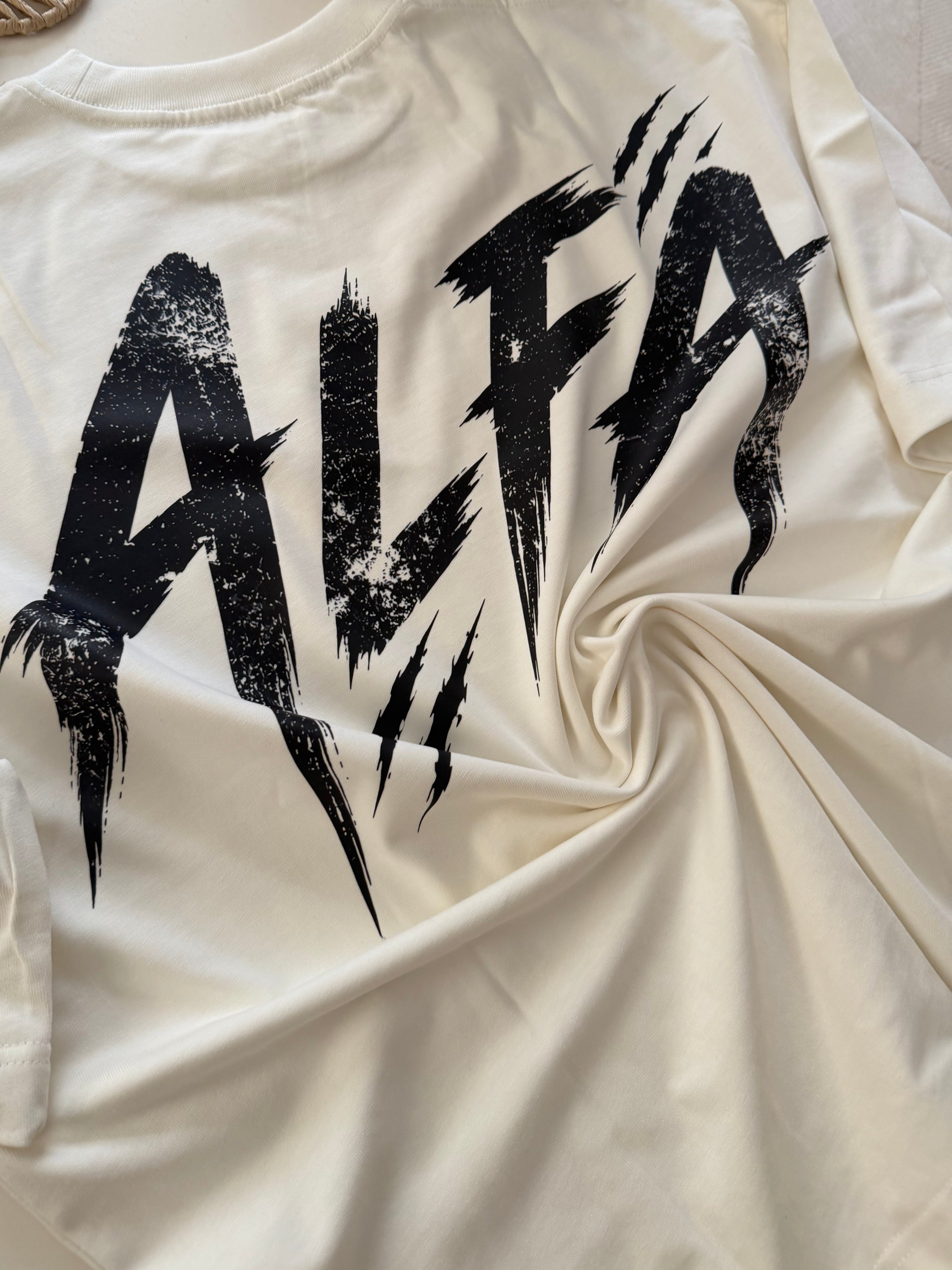 ALFA Double Oversize T-Shirt – Beyaz