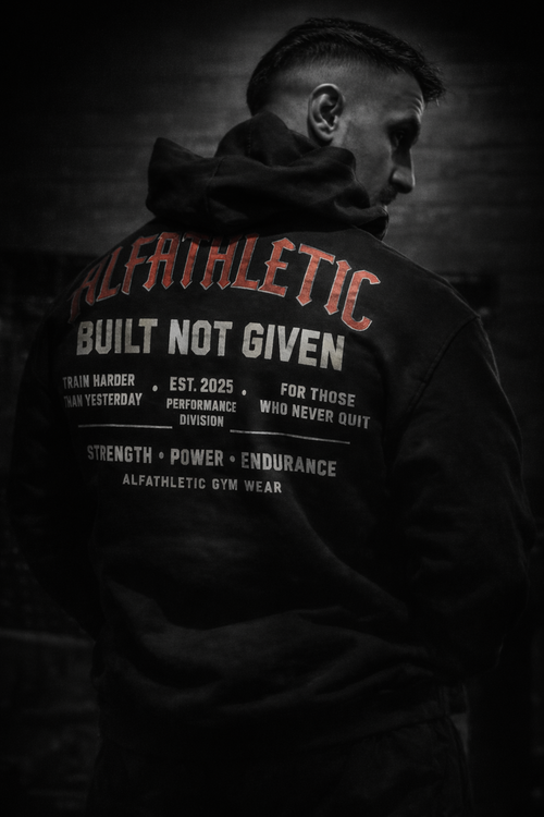 ALFATHLETICS Oversize Hoodie – Built Not Given
(Wolfpack Limited Edition)