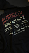 ALFATHLETICS Oversize Hoodie – Built Not Given
(Wolfpack Limited Edition)