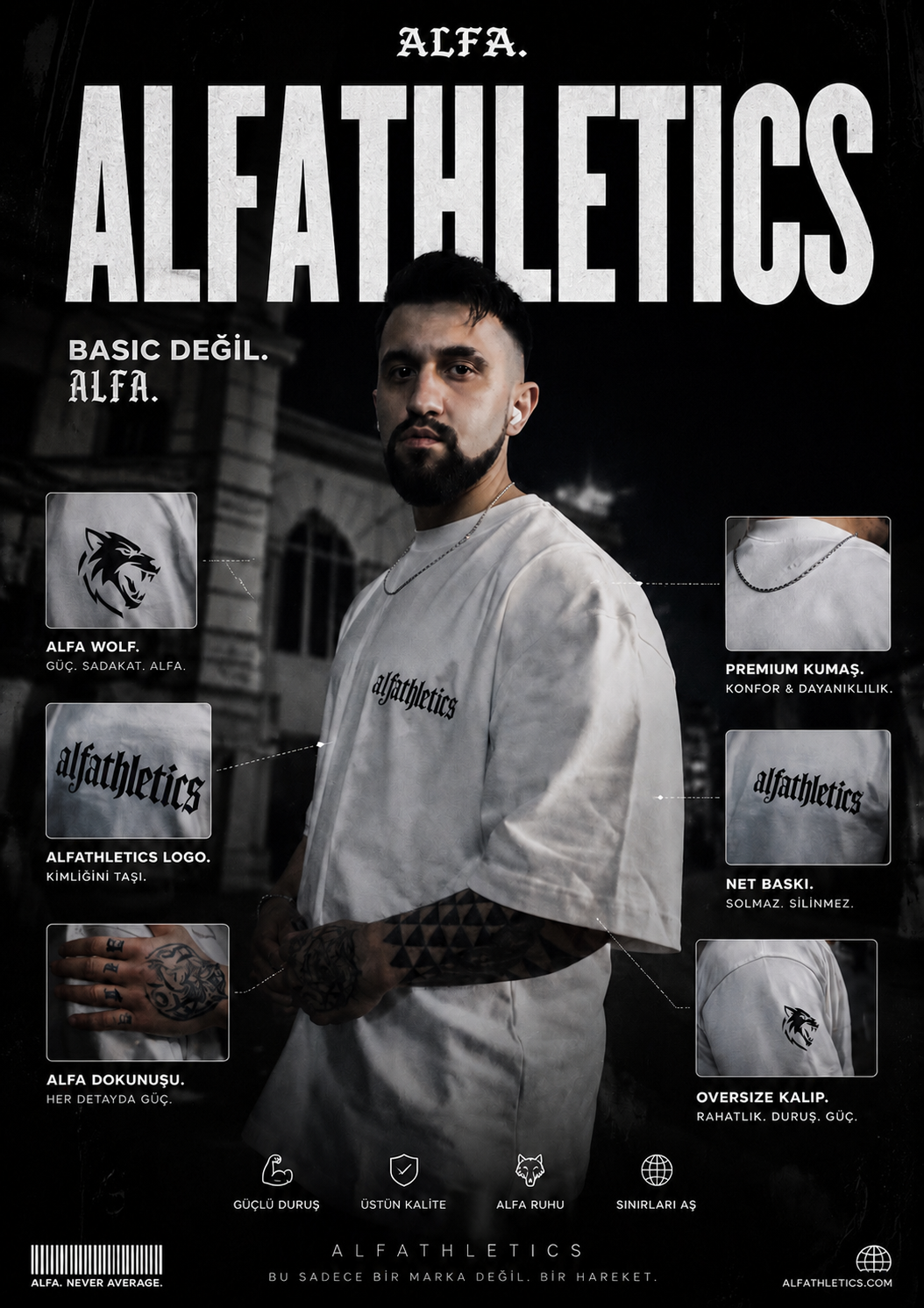 ALFA BASIC PLUS OVERSIZE T-SHIRT