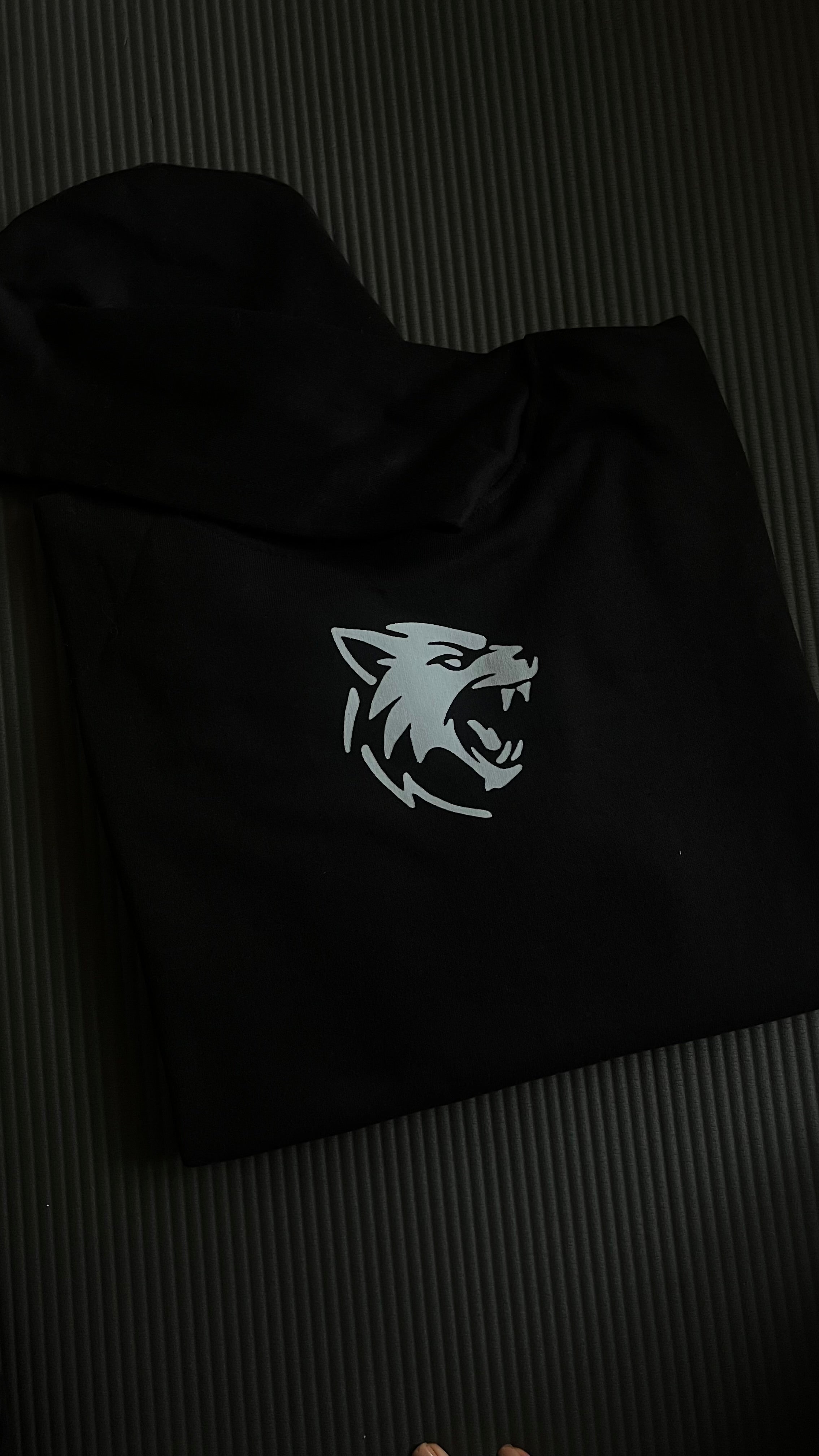 PRIMEWOLF ALFA BODYBUILDING OVERSİZE HOODIE (SİYAH-BEYAZ)