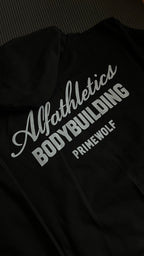 PRIMEWOLF ALFA BODYBUILDING OVERSİZE HOODIE (SİYAH-BEYAZ)