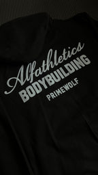 PRIMEWOLF ALFA BODYBUILDING OVERSİZE HOODIE (SİYAH-BEYAZ)
