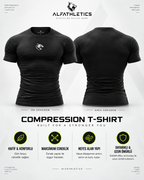 ALFATHLETİC BASIC Performance Compression T-Shirt – Siyah