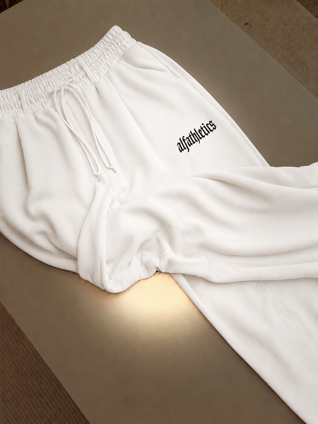 ALFATHLETICS Premium Baggy Eşofman Altı | Siyah, Kahve & Beyaz