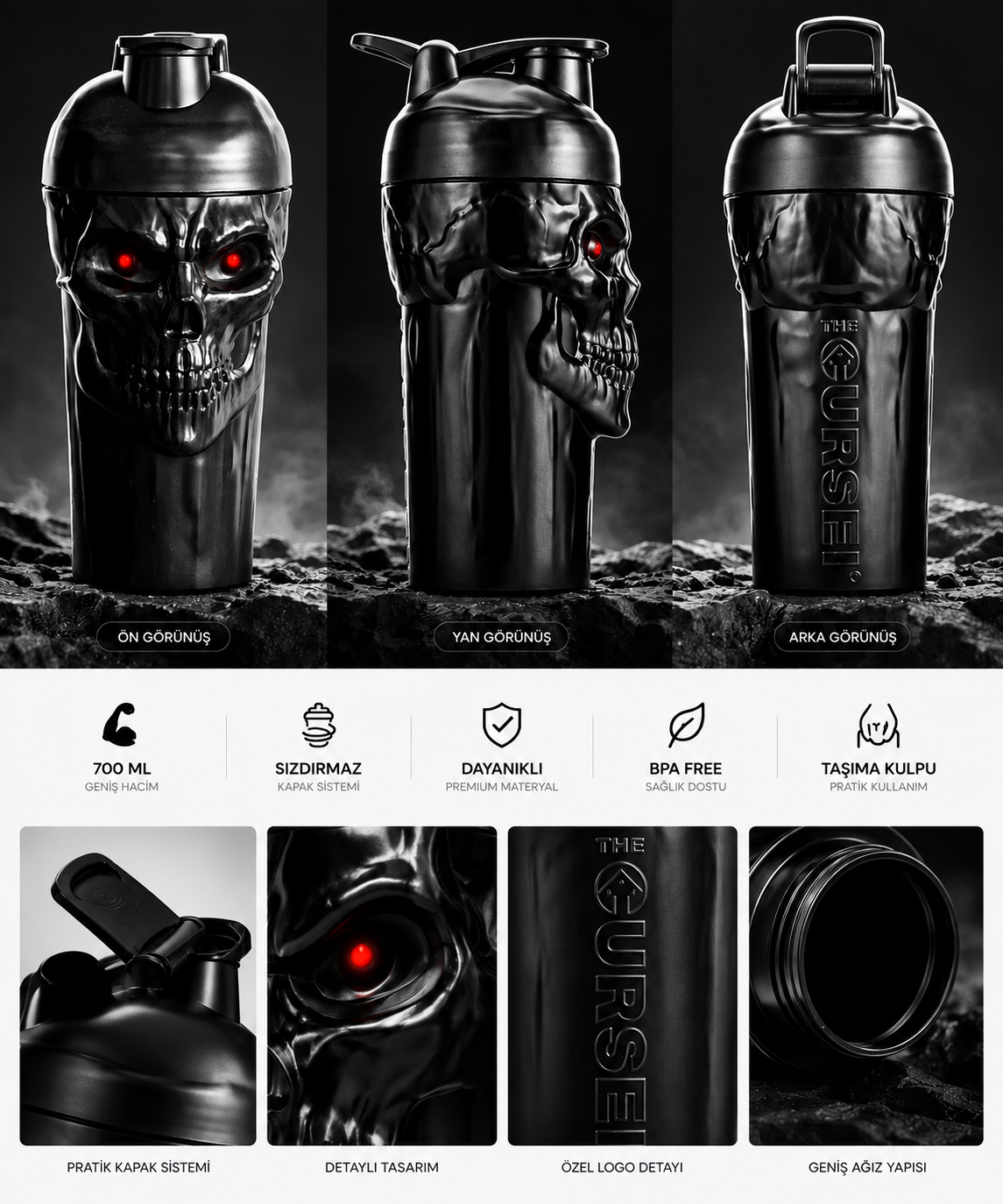 THE CURSE! SHAKER BLACK 700 ML