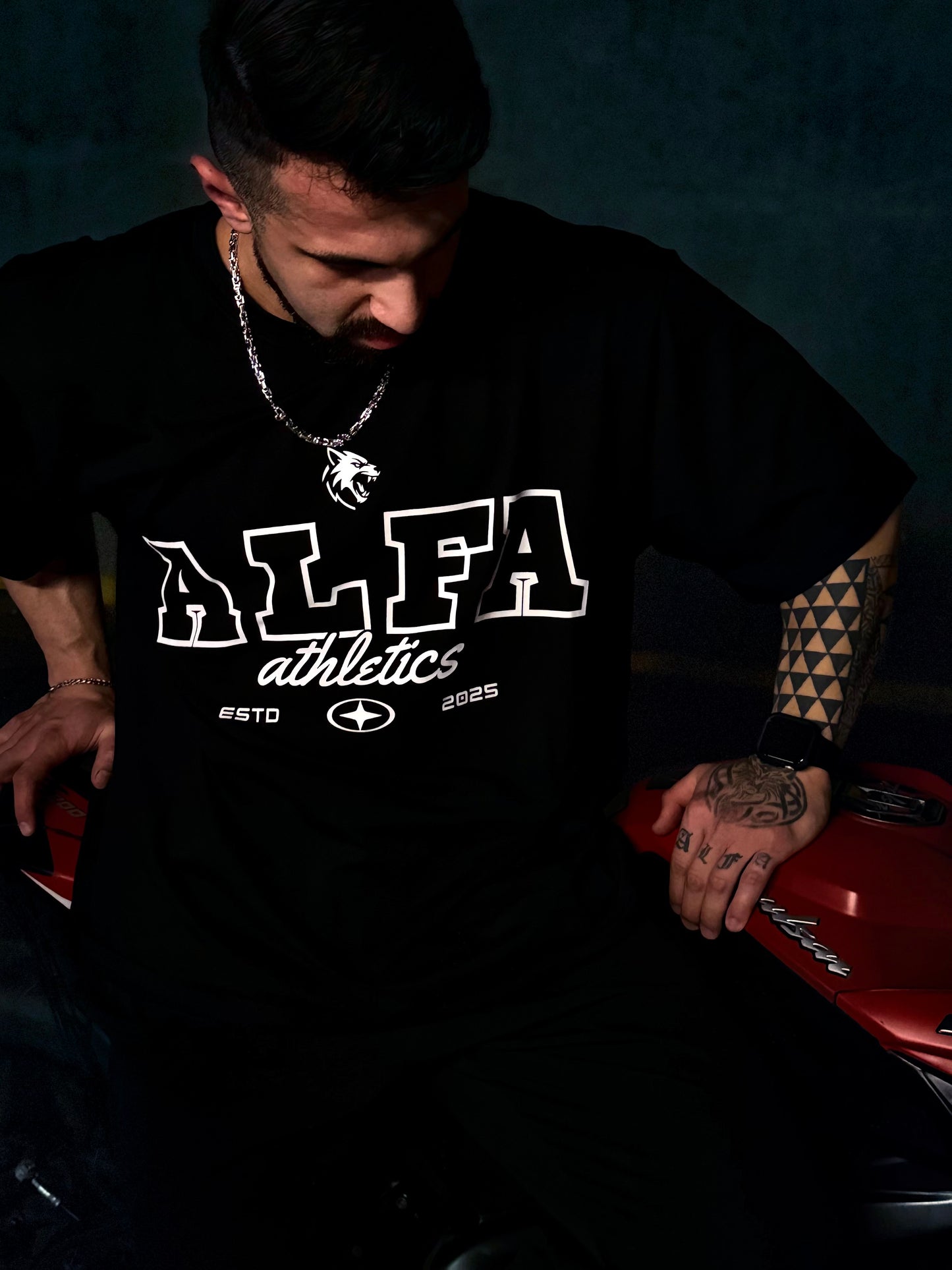 ALFA ATHLETICS – “THE WOLF IS BORN” T-SHIRT