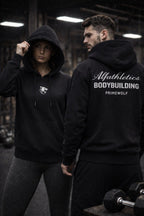 PRIMEWOLF ALFA BODYBUILDING OVERSİZE HOODIE (SİYAH-BEYAZ)