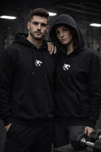 PRIMEWOLF ALFA BODYBUILDING OVERSİZE HOODIE (SİYAH-BEYAZ)