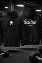 PRIMEWOLF ALFA BODYBUILDING OVERSİZE HOODIE (SİYAH-BEYAZ)